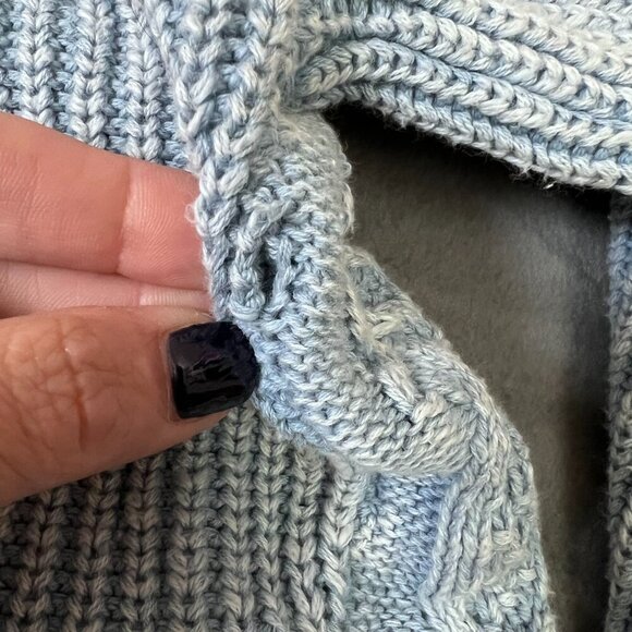 Free People Say Anything Cardigan Sky Blue XS - Picture 5 of 8